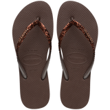 Women's Slim Glitter II - DARK BROWN