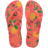 Women's Summer Bliss Slim Flip Flops - TROPICAL CORAL