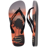 Men's Top Surfer I Flip Flops - GREY STEEL/BLACK/SUNSET ORANGE