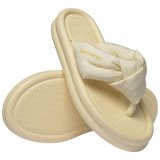 Women's Over Puffed Flip Flops - BUTTERCREAM