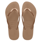 Women's Slim Flip Flops - Rose Gold