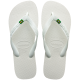 Men's Brazil Flip Flops - White