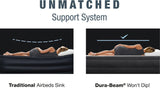 Intex Durabeam Headboard 18 Queen Air Mattress with Built-in Pump