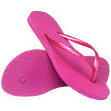 Women's Slim Flip Flops - ROSE GUM/METALLIC ROSE GUM