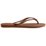 Women's Slim Flip Flops - Rust/Metallic Copper