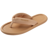 Women's Maxi Puffed Flip Flops - GOLDEN