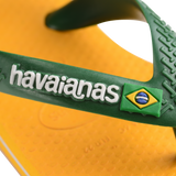 Baby Brazil Logo Flip Flop Sandals - Pop Yellow/Amazon