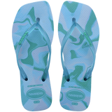 Women's Slim Square Jelly Flip Flops - LAVENDER BLUE