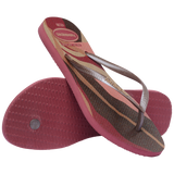 Women's Slim Palette Glow Flip Flops - AMARANTH