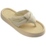 Women's Over Puffed Flip Flops - BUTTERCREAM