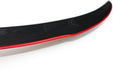 Mosion Auto FD Style Red Line Carbon Fiber Rear Spoiler for Mercedes-Benz CLA45 AMG W117 C117 CLA 250 180 260