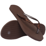 Women's Slim Glitter II - DARK BROWN