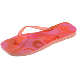 Women's Slim Square Jelly Flip Flops - BLOSSOM