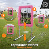 ALAGPRO? The Original 9 Hole Pitching Net with Strike Zone Pocket | Pitching Target for Baseball & Softball Pitchers