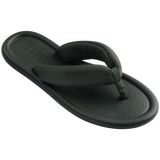 Women's Maxi Puffed Flip Flops - GREEN OLIVE