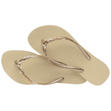 Women's Slim Glitter II Flip Flop - Brown