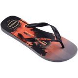 Men's Top Surfer I Flip Flops - GREY STEEL/BLACK/SUNSET ORANGE