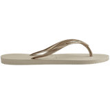 Women's Slim Flip Flops - Beige
