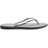 Women's Slim Point Flip Flops - Steel Grey