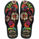 Women's Top Begonia Flip Flops - Black