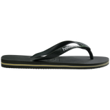 Men's Brazil Logo Flip Flops - Green Olive