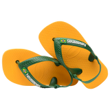 Baby Brazil Logo Flip Flop Sandals - Pop Yellow/Amazon