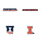 Budz | Illinois Fighting Illini | 4-Pack Bundle