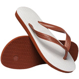 Women's Tradicional Flip Flops - RUST