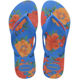 Women's Summer Bliss Slim Flip Flops - BRILLIANT BLUE