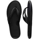 Women's Puffed Up Flip Flops - BLACK