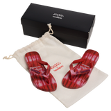 Women's Isabel Marant Top Ikat Flip Flops - Red