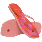 Women's Slim Square Jelly Flip Flops - BLOSSOM