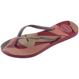 Women's Slim Palette Glow Flip Flops - AMARANTH