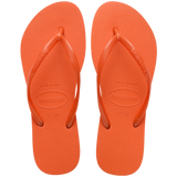 Women's Slim Flip Flops - ORANGE