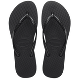 Women's Slim Flip Flops - Black
