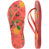 Women's Summer Bliss Slim Flip Flops - TROPICAL CORAL
