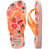 Kids' Flores Top Flip Flops - ROSE/CONFETE