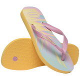 Women's Top Fashion Flip Flops - CAJA YELLOW
