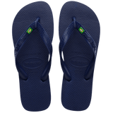 Women's Brazil Flip Flops - Navy Blue