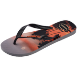 Men's Top Surfer I Flip Flops - GREY STEEL/BLACK/SUNSET ORANGE