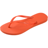 Women's Slim Flip Flops - ORANGE