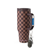 Thicc Buddy 40oz | Espresso Checkered