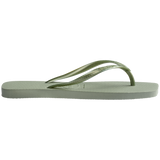 Women's Slim Square Flip Flops - SMOKE GREEN