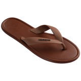 Women's Puffed Up Flip Flops - RUST