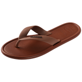 Women's Puffed Up Flip Flops - RUST