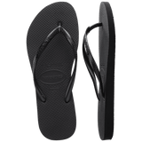 Women's Slim Flip Flops - Black