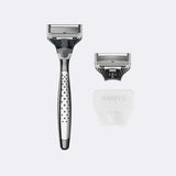 Harry's Chrome Handle / Chrome - Obsidian / Shave Cream