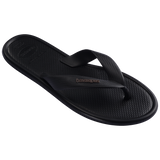 Women's Puffed Up Flip Flops - BLACK