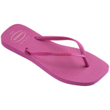 Women's Slim Square Logo Pop Up Flip Flops - ROSE GUM