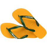 Women's Brazil Logo Flip Flops - Yellow Pop